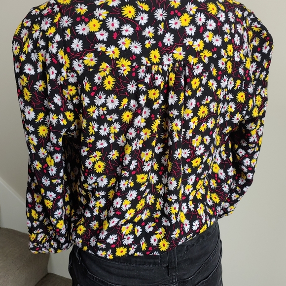 Madewell Wrap Crop-Top Floral - Picture 7 of 8